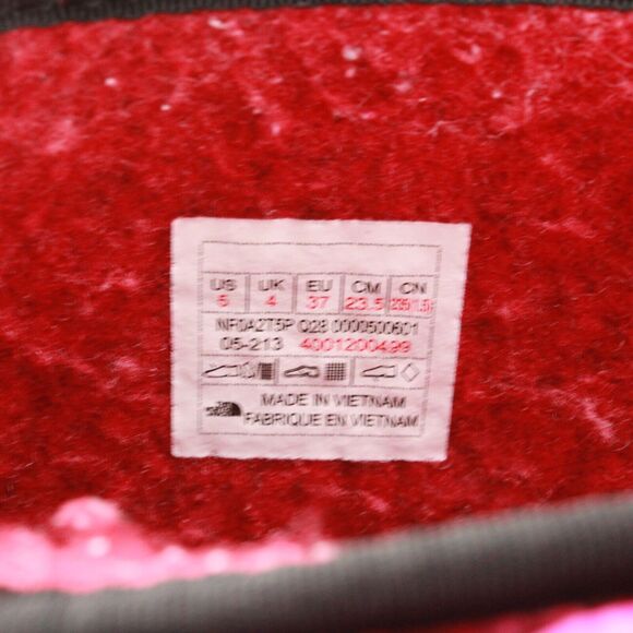 North Face Boots Kids 5 Pink Alpenglow Insulated Waterproof Winter Snow - Picture 11 of 12